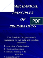 Biomechanical Principles OF Preparations