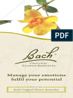 Manage Your Emotions Fulfil Your Potential: Bach Original Flower Remedies