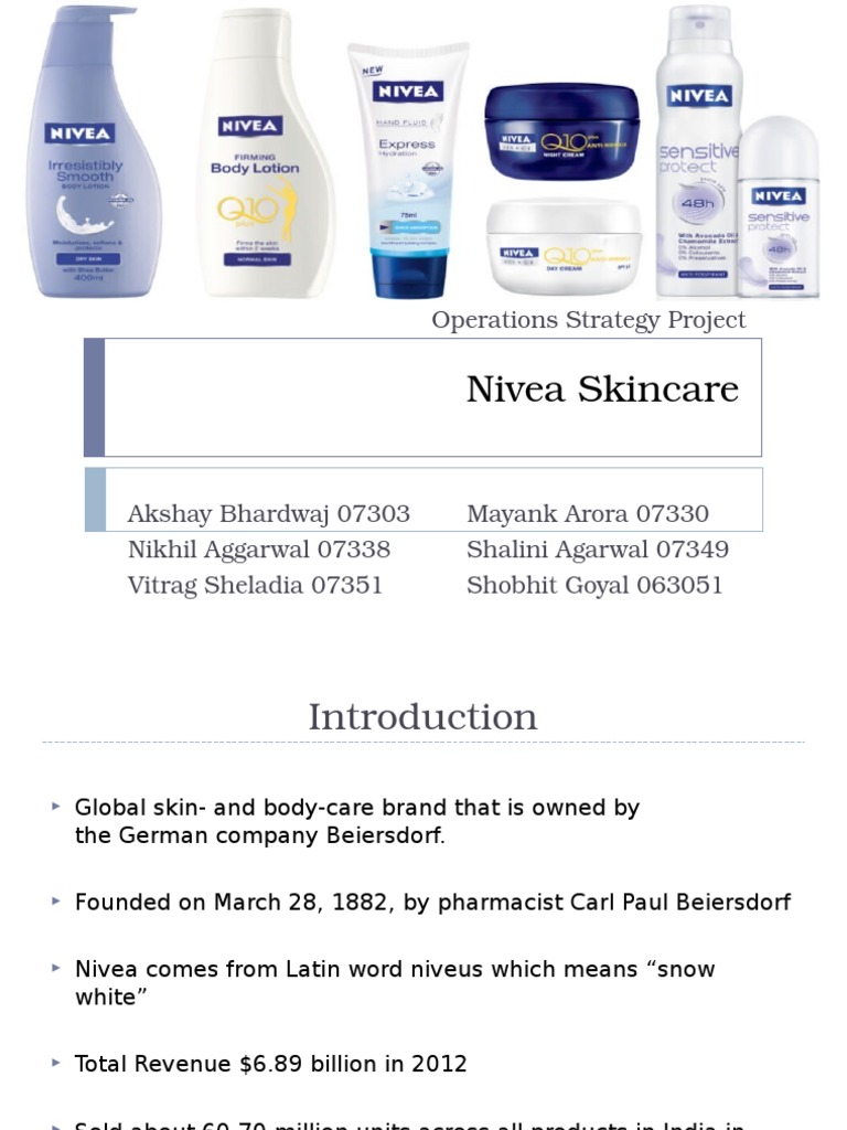 Nivea brand positioning image