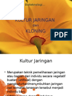 Kultur Jaringan Dan Kloning