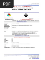 MSDS Acido Graso Tall Oil PDF