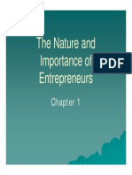 01_The Nature and Importance of Entrepreneurs
