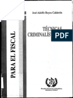 Técnicas Criminalísticas para El Fiscal