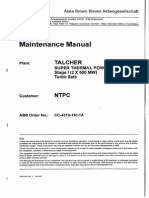 ABB Turbo Generator Lub Oil System