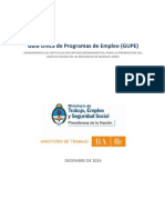 GUPE - Guía de programas de empleo BA