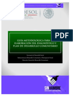 Guia Metodologica para El Diagnostico y Plan de Desarrollo Comunitario - Rev2