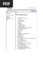 List of Project Topics: 2 3 4 Linkback Thread Tools Search This Thread Display Modes