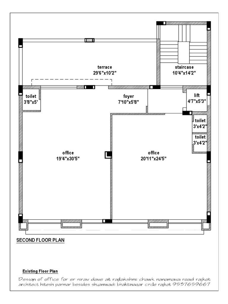 Second Floor Plan Dimensions | PDF