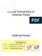 Forced Convection in Internal Flows
