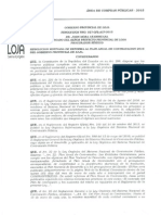 Resolución de Reforma Al PAC-2015 Nro. 027-GPL-ACP-2015