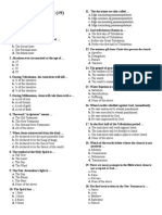 Doctrinal Test Answers Key