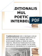 Traditionalismul Poetic Interbelic