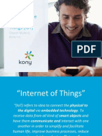 Impact of The Internet of Things (Iot) : Dipesh Mukerji, Kony Inc