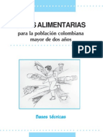 Guia Alimentaria Para La Población Colombiana - ICBF