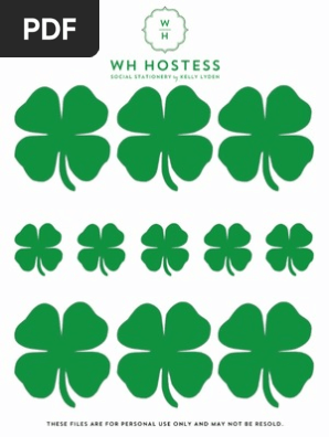 Shamrock Free Printable
