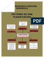 Planificación en El Costo Del Desarrollo