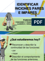 Identificar Funciones Pares e Impares