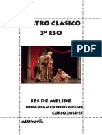 Teatro clásico 2015, 3º de ESO