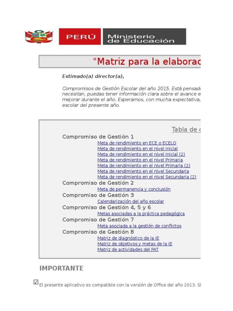 1 Matriz Elaboración Del PAT - 27 Enero Corregido 15.02.15 en BLANCO ...