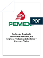 Código conducta 2015 PEMEX