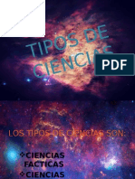 Tipos de Ciencias