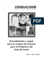 Guia Compra Insumos Vaso Leche 2005 PDF