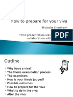 Guide to Preparing for Your PhD Viva