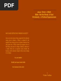 Jesus Christ - A Myth Bible - Not The Words of God Christianity - A Political Expansionism