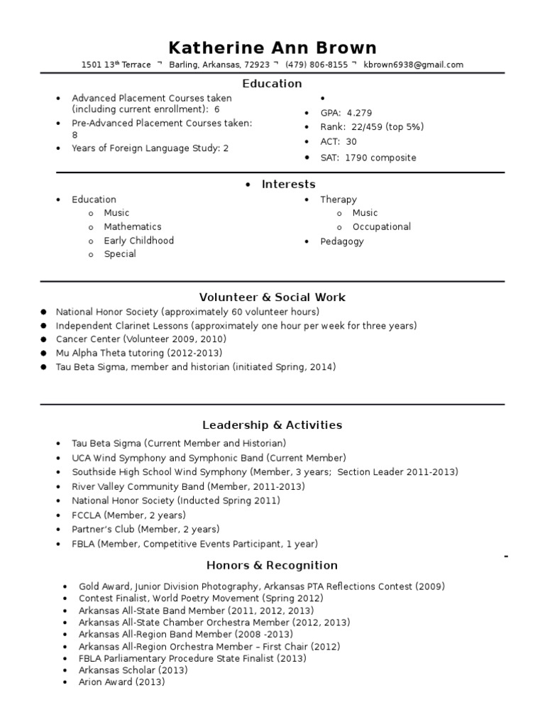Katherine Ann Brown's Academic Profile | PDF