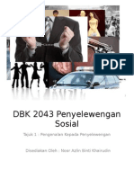 DBK 2043 Penyelewengan Sosial 1