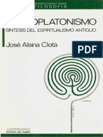 Alsina Jose El Neoplatonismo Sintesis de La Espiritualismo Antiguo