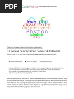 Download 10 Bahasa Pemrograman Populer Indonesia - CodePolitan by Rahmat Wahyu SN258571974 doc pdf