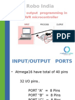 Input Output Programming in AVR Microcontroller