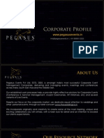 Pegasus Events Corporate Profile 2014 PDF