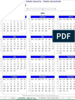 12 and 18-Month Calendars With ISO Week Numbers: What You Can Customise