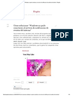 Cómo Solucionar "Windows No Pudo Conectarse Al Servicio de Notificacion de Eventos Del Sistema" - Blogitis