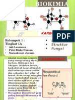 Biokimia Kelompok 1 - Karbohidrat 1A