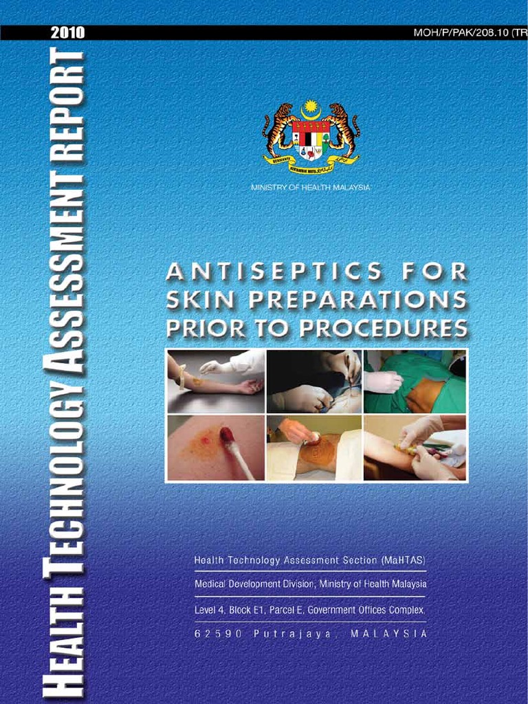 Antiseptics For Skin Preparations PDF Disinfectant Surgery