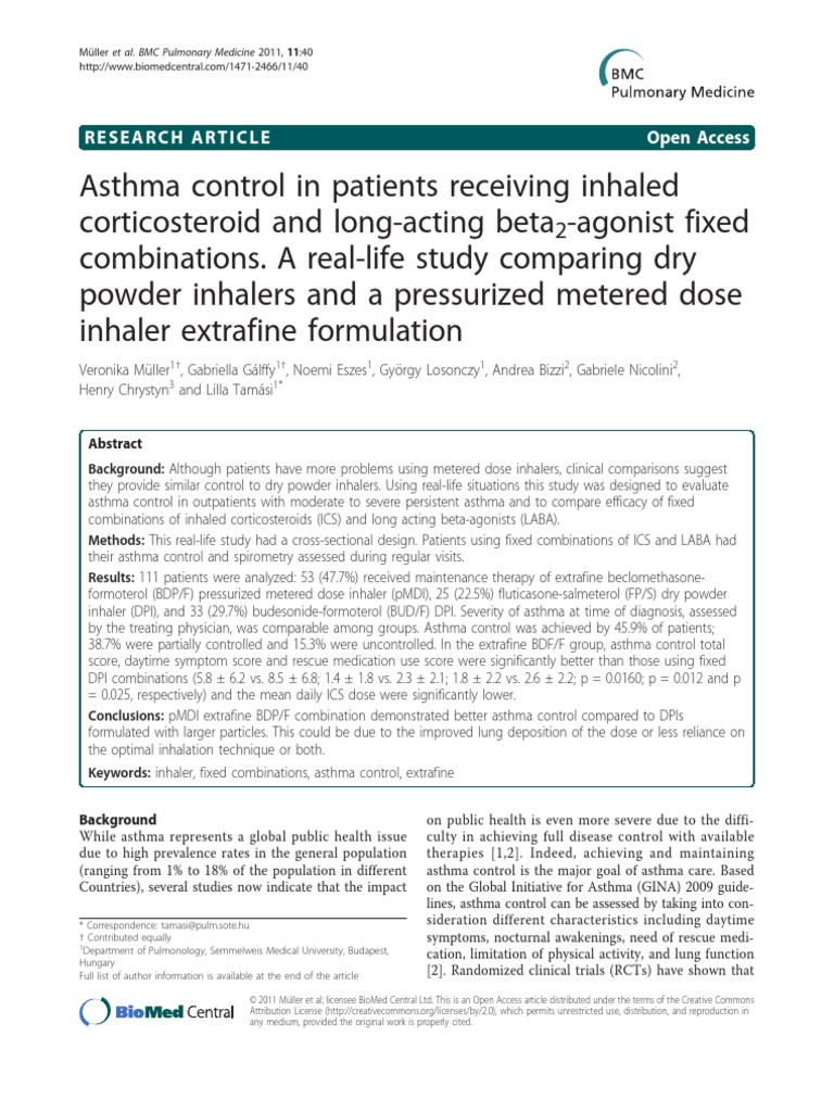 Journal Asthma Asthma Randomized Controlled Trial Free 30day