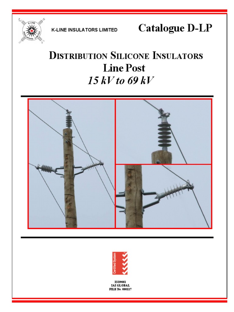 15 kV Silicone Line Post Insulators | PDF | Silicone | Insulator ...