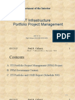 IT Infrastructure Portfolio Project Management: Department of The Interior