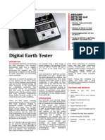 Megger Det 5 4 Earth Tester Specification