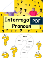 Interrogative Pronoun