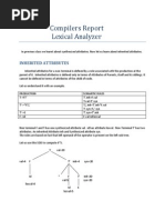 Compilers Report Lexical Analyzer: Inherited Attributes