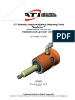 ATI Radially-Compliant Robotic Deburring Tools Flexdeburr™: Installation and Operation Manual