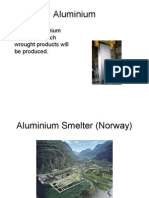 Aluminium: A Large Aluminium Billet From Which Wrought Products Will Be Produced