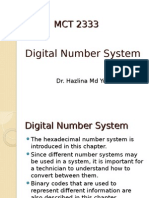 Digital Number System: Dr. Hazlina MD Yusof