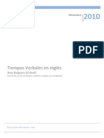 Tiempos Verbales en Ingles