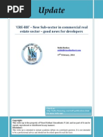 CRE-RH New Sub-sector in Commercial Real Estate Sectorgood News for Developers