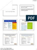 Organizational Structure CG 2010-2011